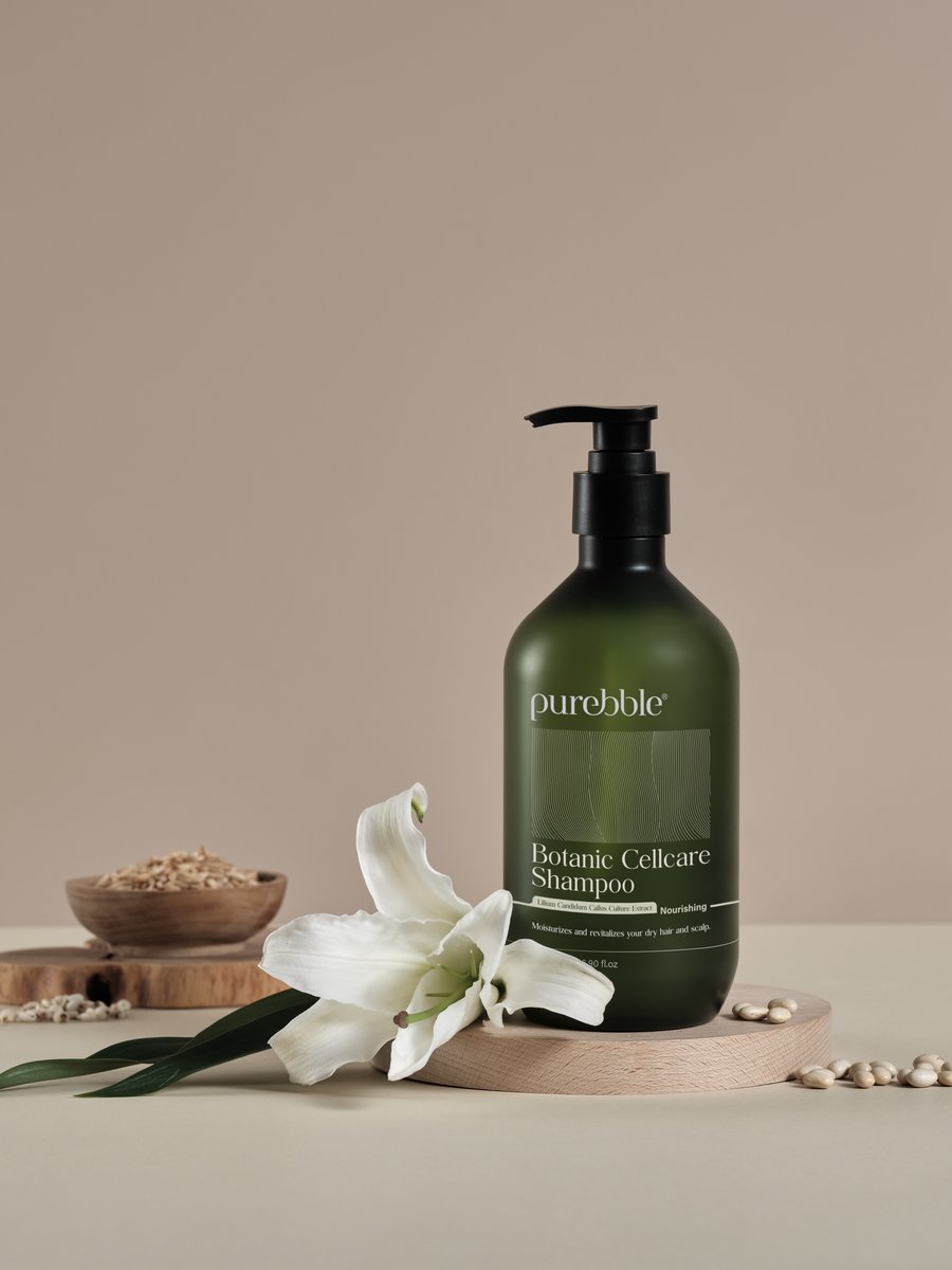 Purebble 보태닉 셀케어 샴푸 — 영양 공급